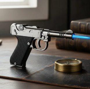 Encendedor de gas butano tipo Pistola Alemana