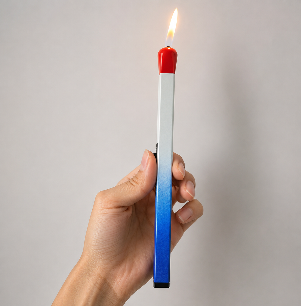 Encendedor de gas butano tipo cerillo grande