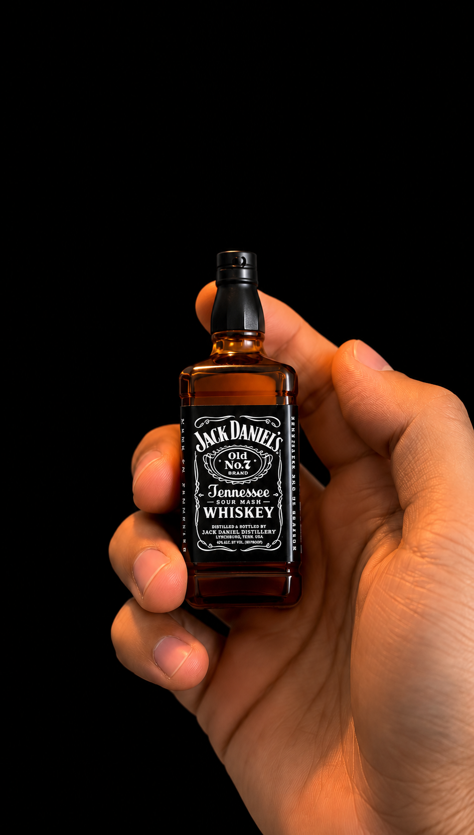 Encendedor de gas butano tipo Botella Jack Daniels