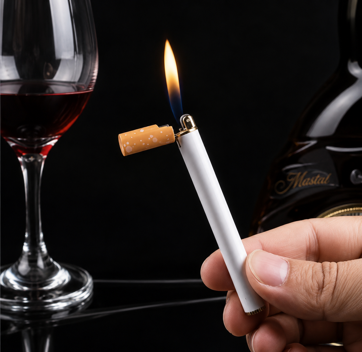 Encendedor de gas butano tipo cigarro