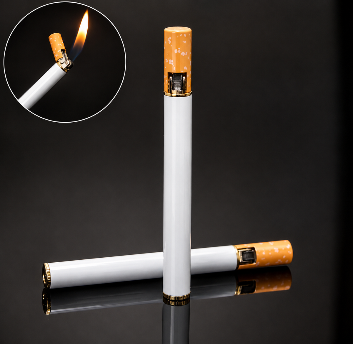 Encendedor de gas butano tipo cigarro
