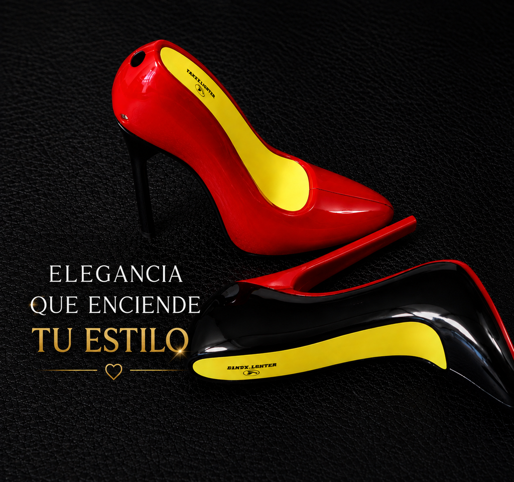 Encendedor de gas butano tipo Zapatilla de Tacón