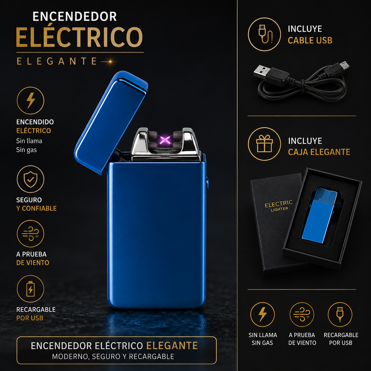 Encendedor eléctrico de plasma