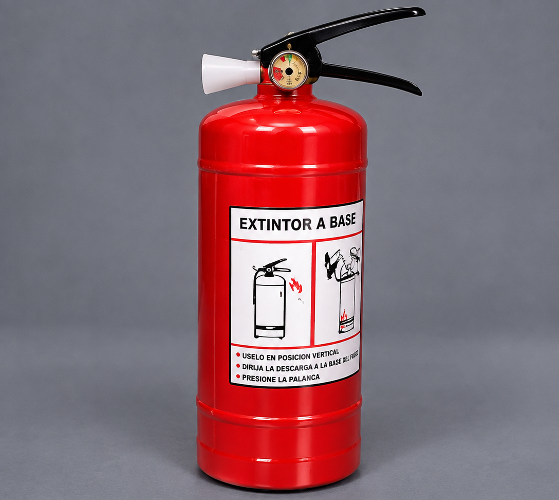 Encendedor de gas butano tipo Extintor